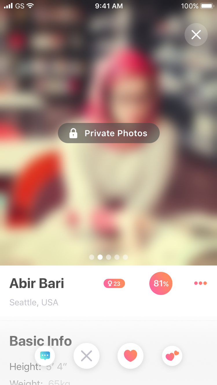 Private photo controls in MuslimBetterHalf
